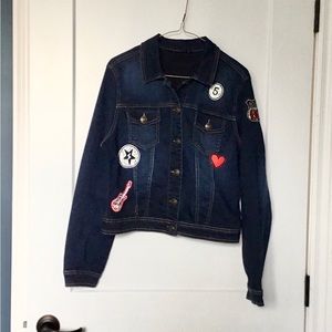 Suko stretch denim jacket size Large